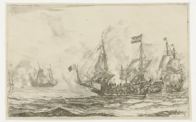 Zeeslag met overname van een schip