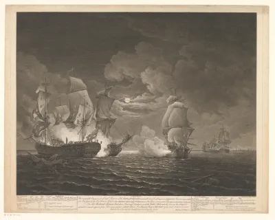 Zeeslag tussen de Serapis en de Bon Homme Richard