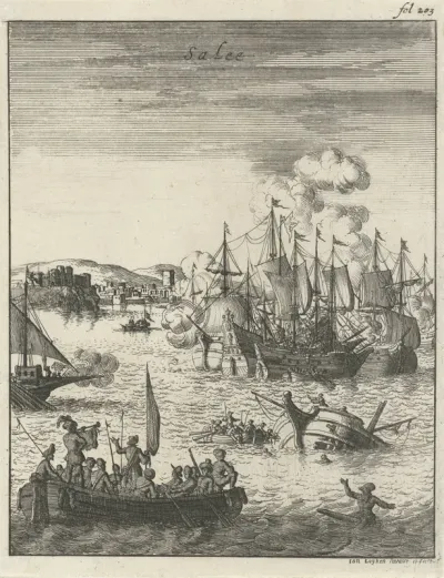 Zeeslag voor de kust van Salee, Marokko