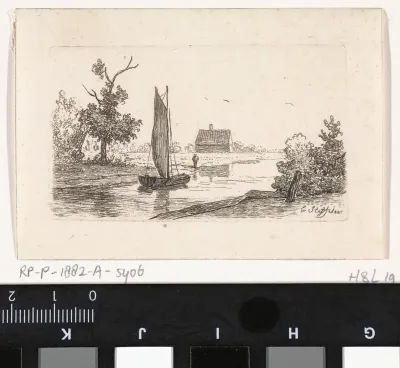 Zeilboot op een vaart