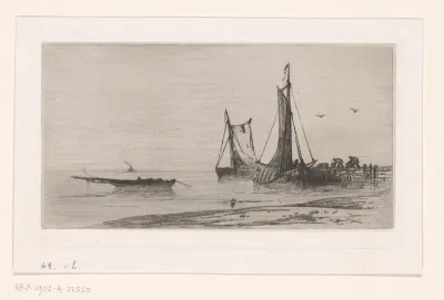Zeilboten bij Pier
