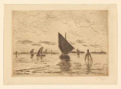 Zeilboten op het water