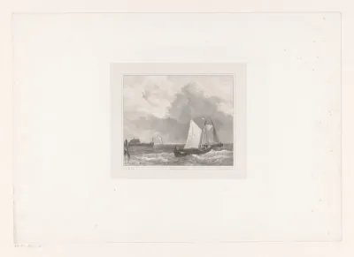 Zeilboten op zee
