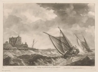 Zeilboten vertrekken uit de haven van Vlissingen