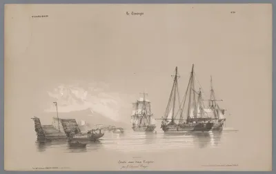 Zeilschepen in de haven