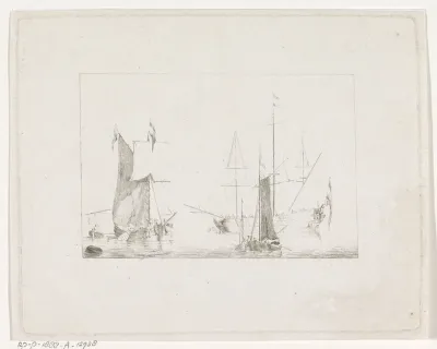 Zeilschepen op zee