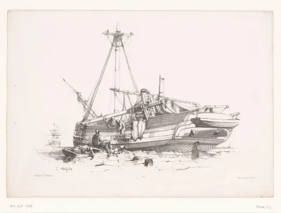 Zeilschip in het water