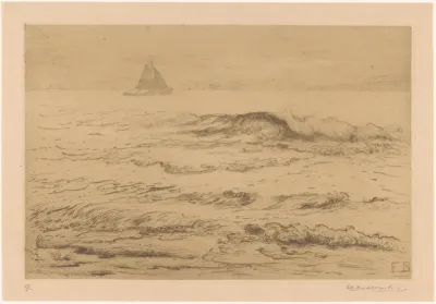 Zeilschip op zee