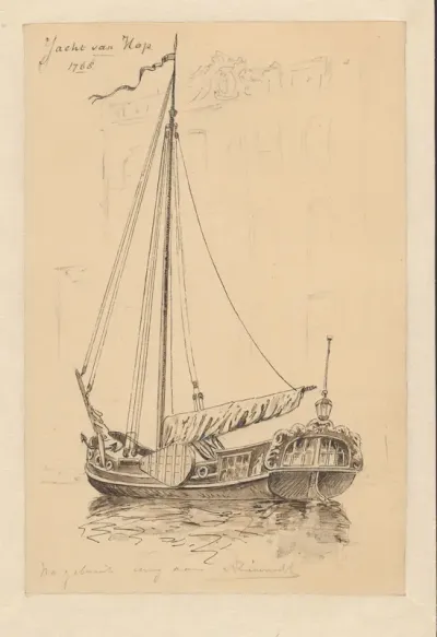 Zeilschip uit 1768