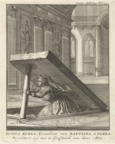 Zelfmoord van Bianca di Rossi, 1253