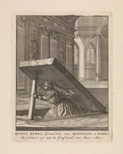 Zelfmoord van Bianca di Rossi, 1253