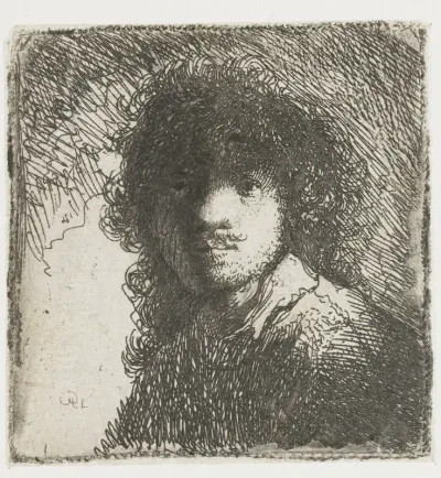 Zelfportret, blootshoofds: buste