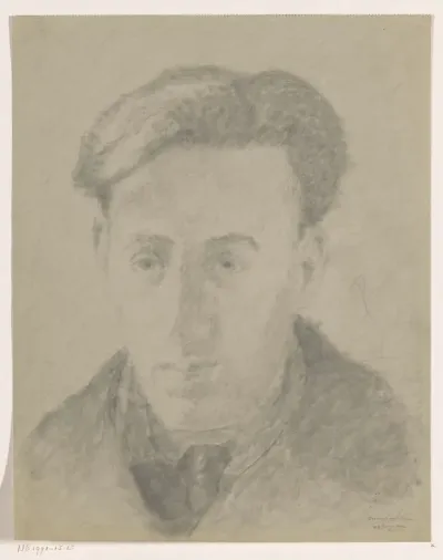 Zelfportret en face: B-1-1, 29 januari