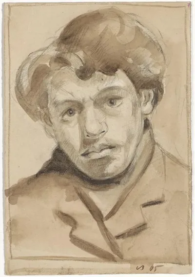 Zelfportret en face