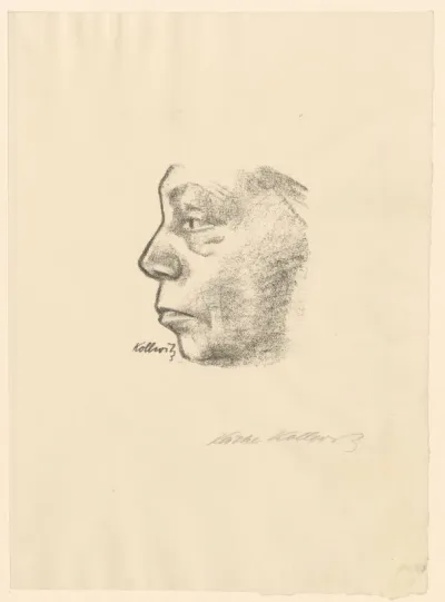 Zelfportret en profil