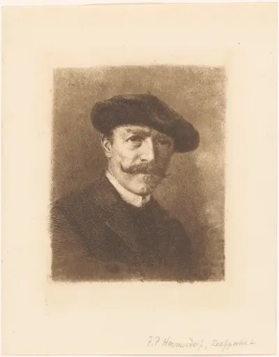 Zelfportret met baret