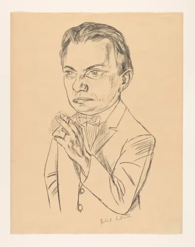 Zelfportret met sigaret