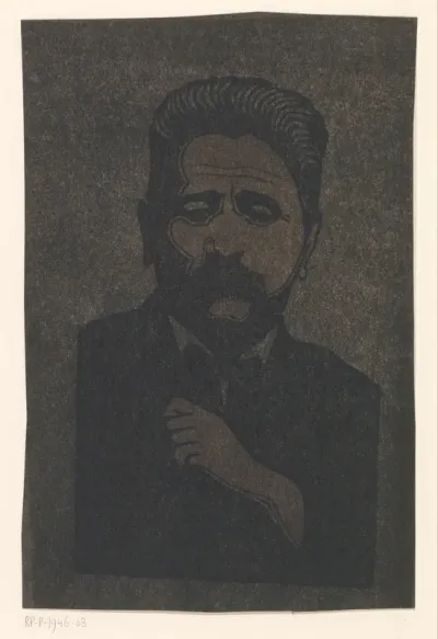 Zelfportret (met slagschaduw)