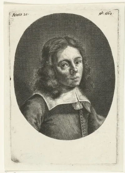 Zelfportret op 20-jarige leeftijd