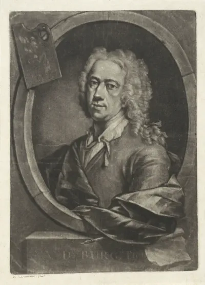Zelfportret van Adriaan van der Burg