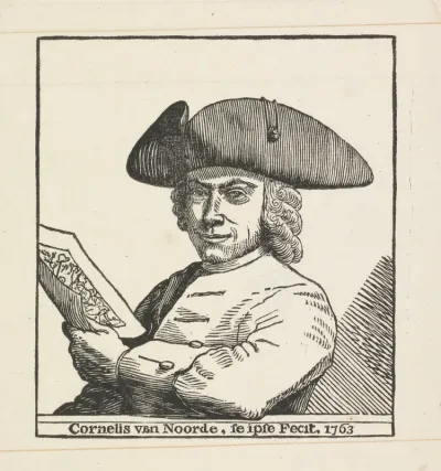 Zelfportret van Cornelis van Noorde