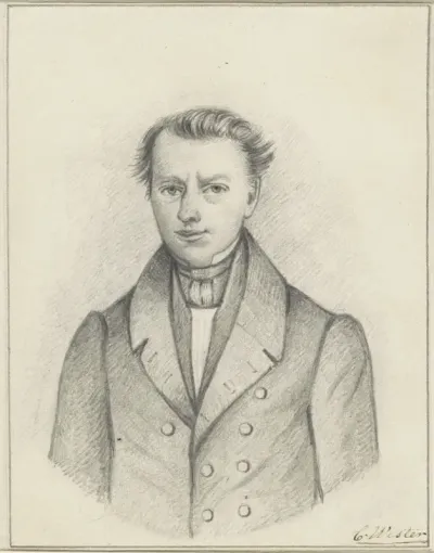 Zelfportret van Cornelis Wester