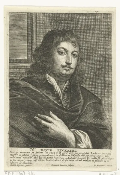 Zelfportret van David Rijckaert