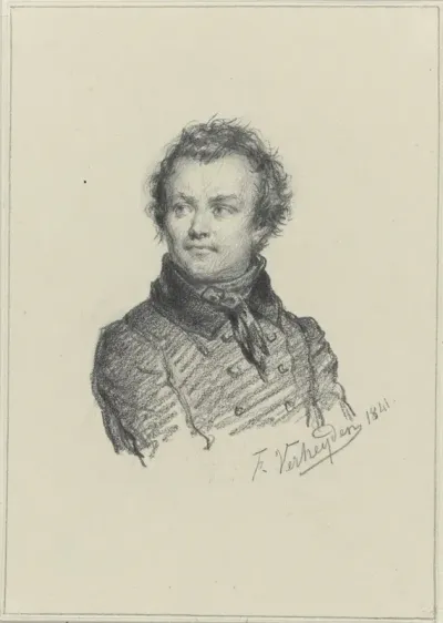 Zelfportret van de schilder François Verheyden