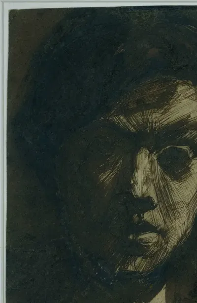 Zelfportret van de schilder Jan Toorop