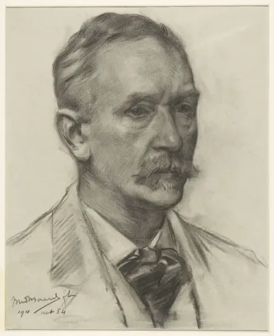 Zelfportret van de schilder Marinus van der Maarel