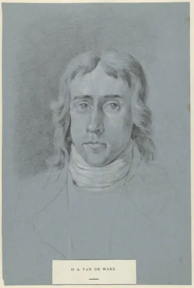 Zelfportret van Derk Anthony van de Wart