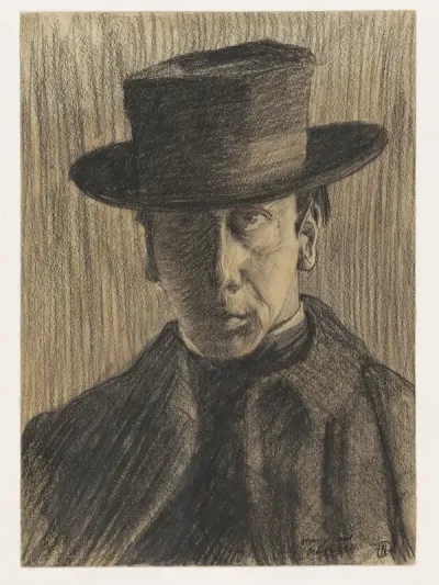 Zelfportret van Dirk Hidde Nijland