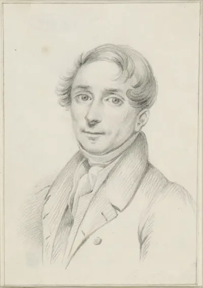Zelfportret van Dirk van Oosterhoudt