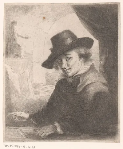 Zelfportret van Dominique Vivant Denon