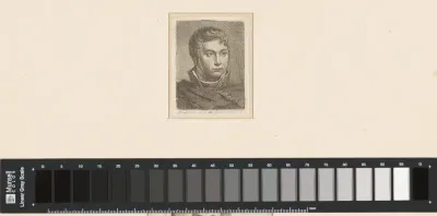 Zelfportret van Ernst Willem Jan Bagelaar als officier