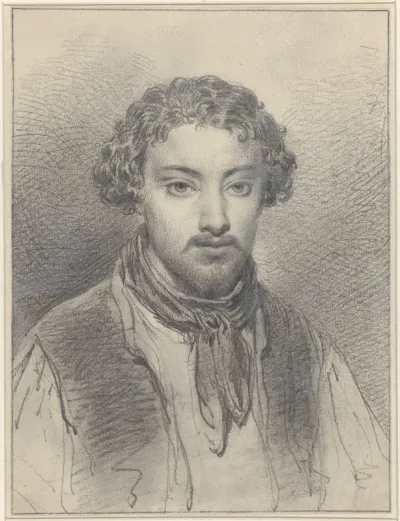 Zelfportret van Eugenius Frans de Block