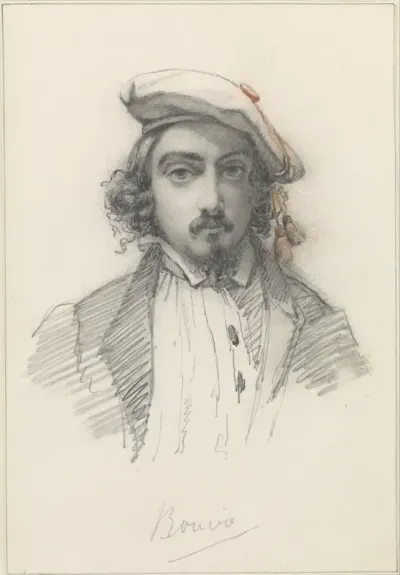 Zelfportret van Felix Bovie