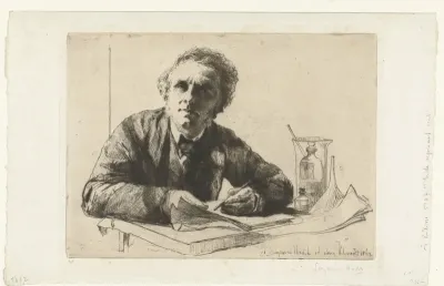 Zelfportret van Francis Seymour-Haden