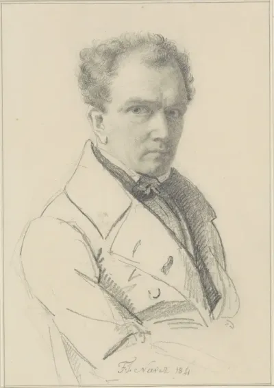Zelfportret van François Joseph Navez