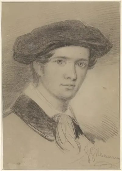 Zelfportret van George Gillis Haanen