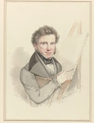 Zelfportret van Gillis de Meyer