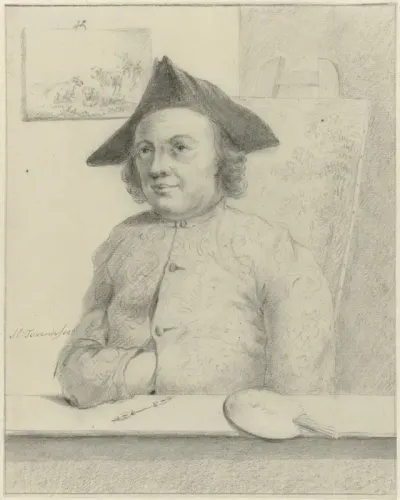 Zelfportret van Hendrik Tavenier