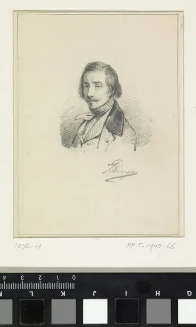 Zelfportret van Henri Leys