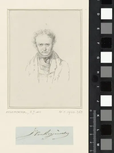 Zelfportret van Ignatius Josephus van Regemorter