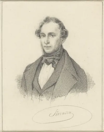 Zelfportret van Jacobus Sörensen