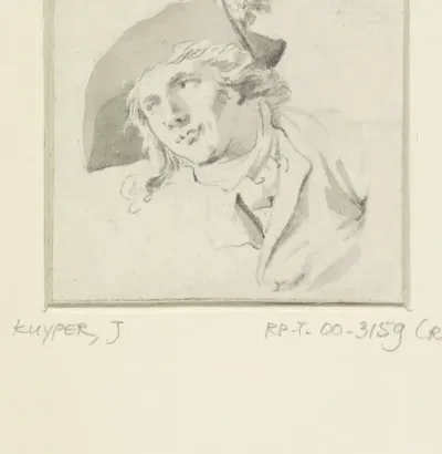Zelfportret (?) van Jacques Kuyper