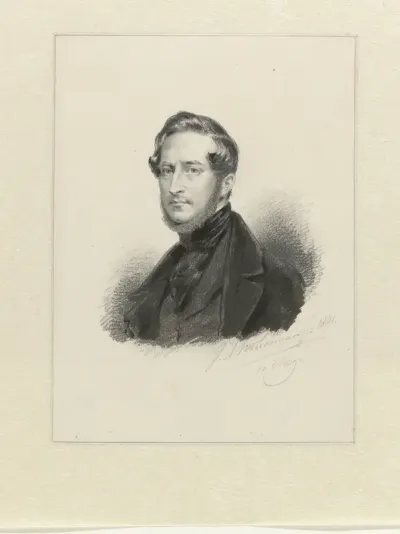 Zelfportret van Jan Adam Kruseman Jansz