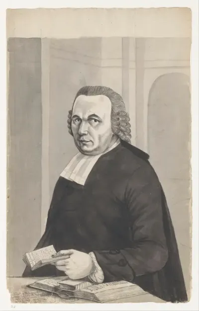 Zelfportret van Jan Brandes 1789