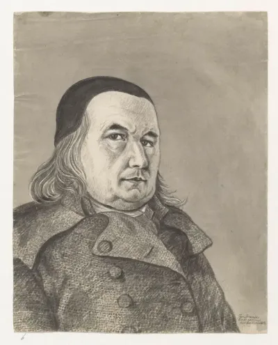 Zelfportret van Jan Brandes 1803