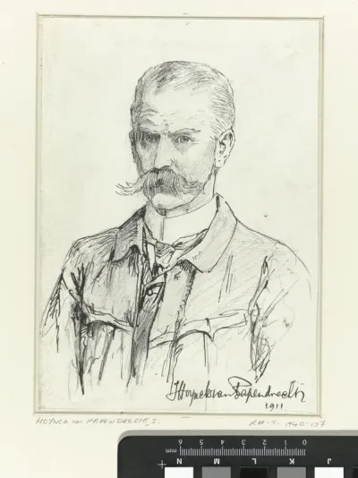 Zelfportret van Jan Hoynck van Papendrecht